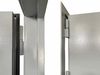 Полуторопольная противопожарная дымогазонепроницаемая дверь со стеклом и системой Антипаника ДПМО 02/60 (EISW 60) — №08 (NEW)
